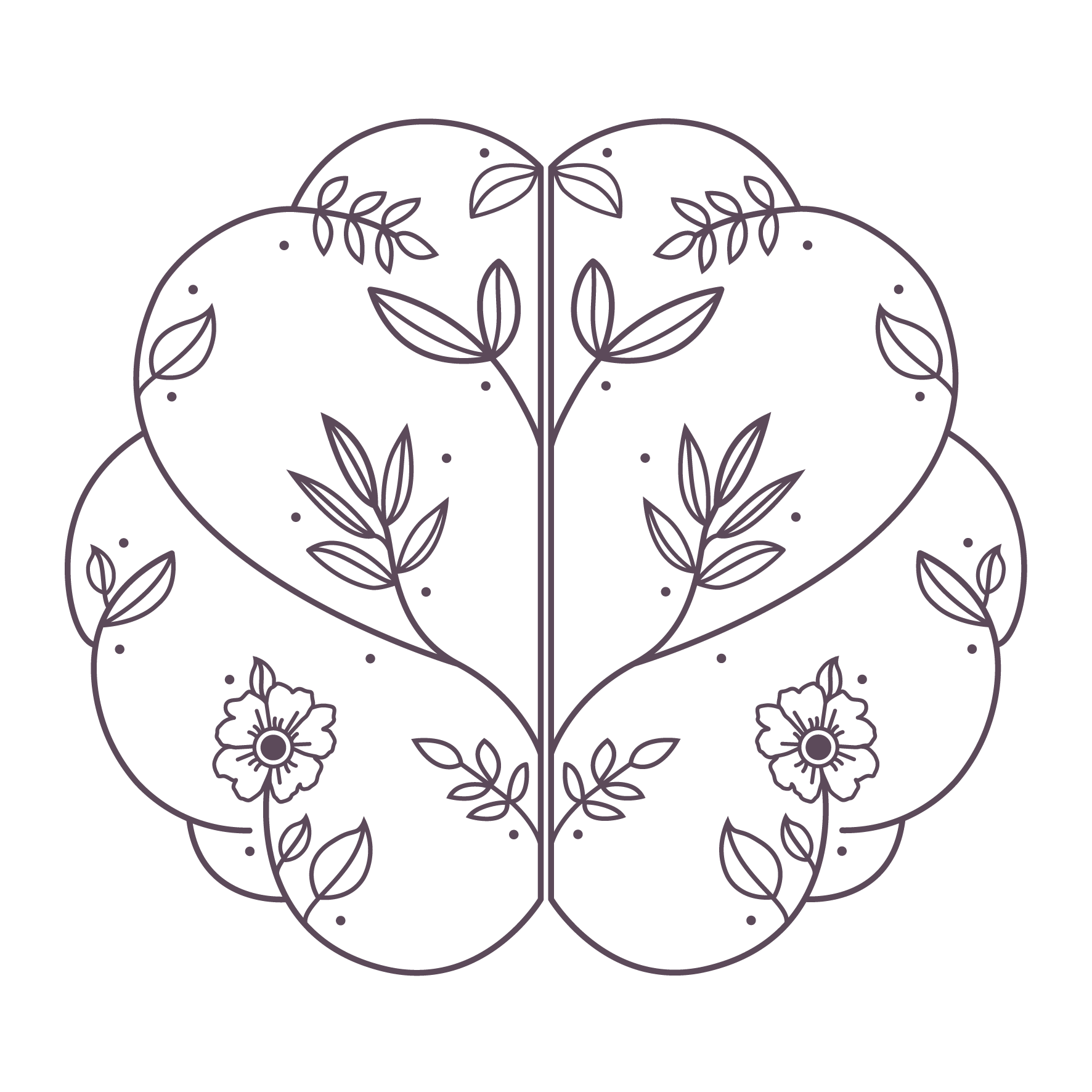 Icône du site web pour illustrer la réflexion, la stratégie et l'image de marque